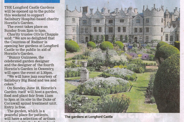 Longford Castle’s Open Garden