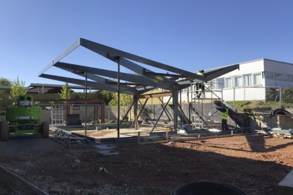 The Garden Room is going up!