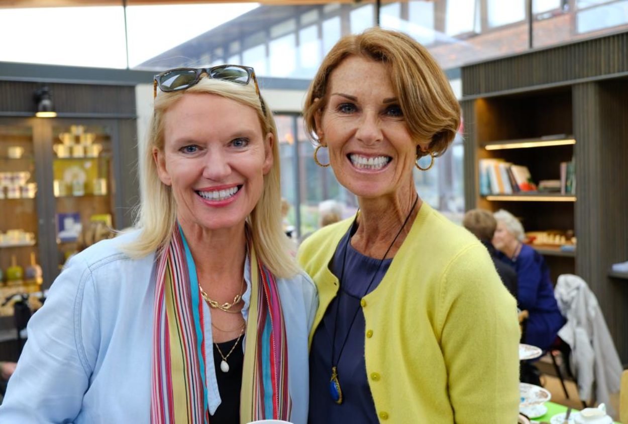 Anneka Rice and Geraldine Prosser
