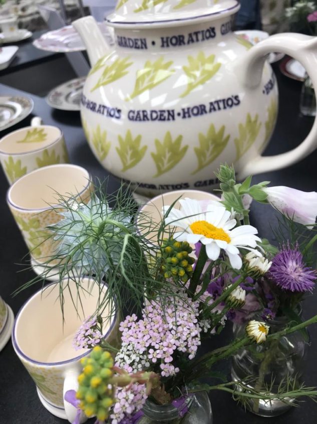 Flowers and Teapot