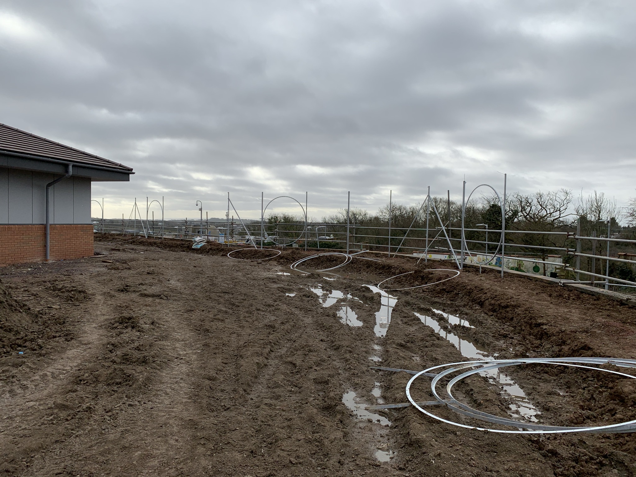 Horatio's Garden Wales building site