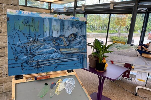 mark warner is our new artist in residence in horatio’s garden midlands!