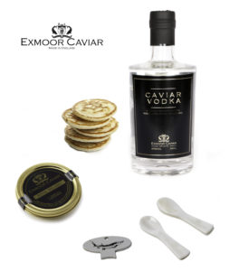 Exmoor Caviar and vodka